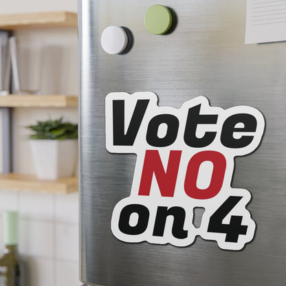 Vote NO on 4 (FL) - Die-Cut Magnets