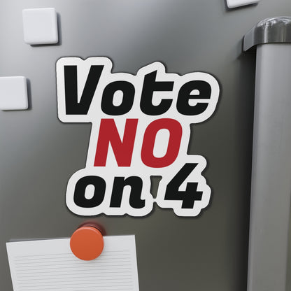 Vote NO on 4 (FL) - Die-Cut Magnets