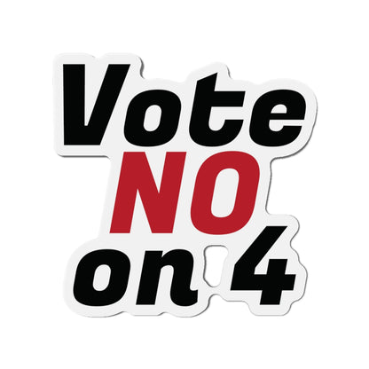 Vote NO on 4 (FL) - Die-Cut Magnets