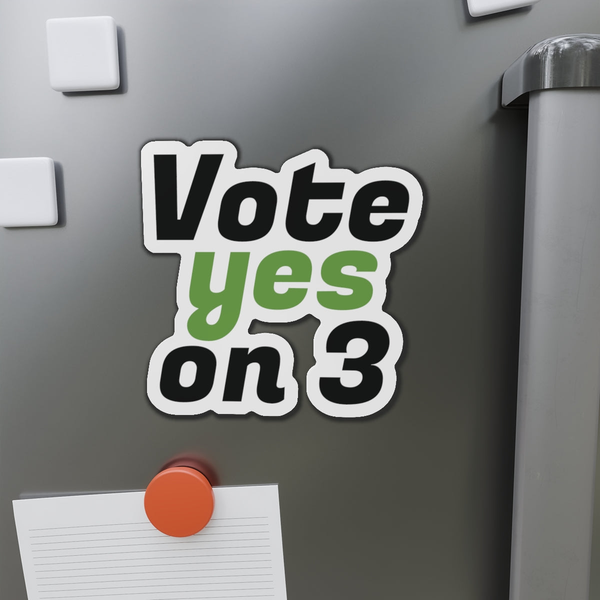 Vote Yes on 3 (FL) - Die-Cut Magnets