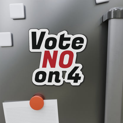 Vote NO on 4 (FL) - Die-Cut Magnets