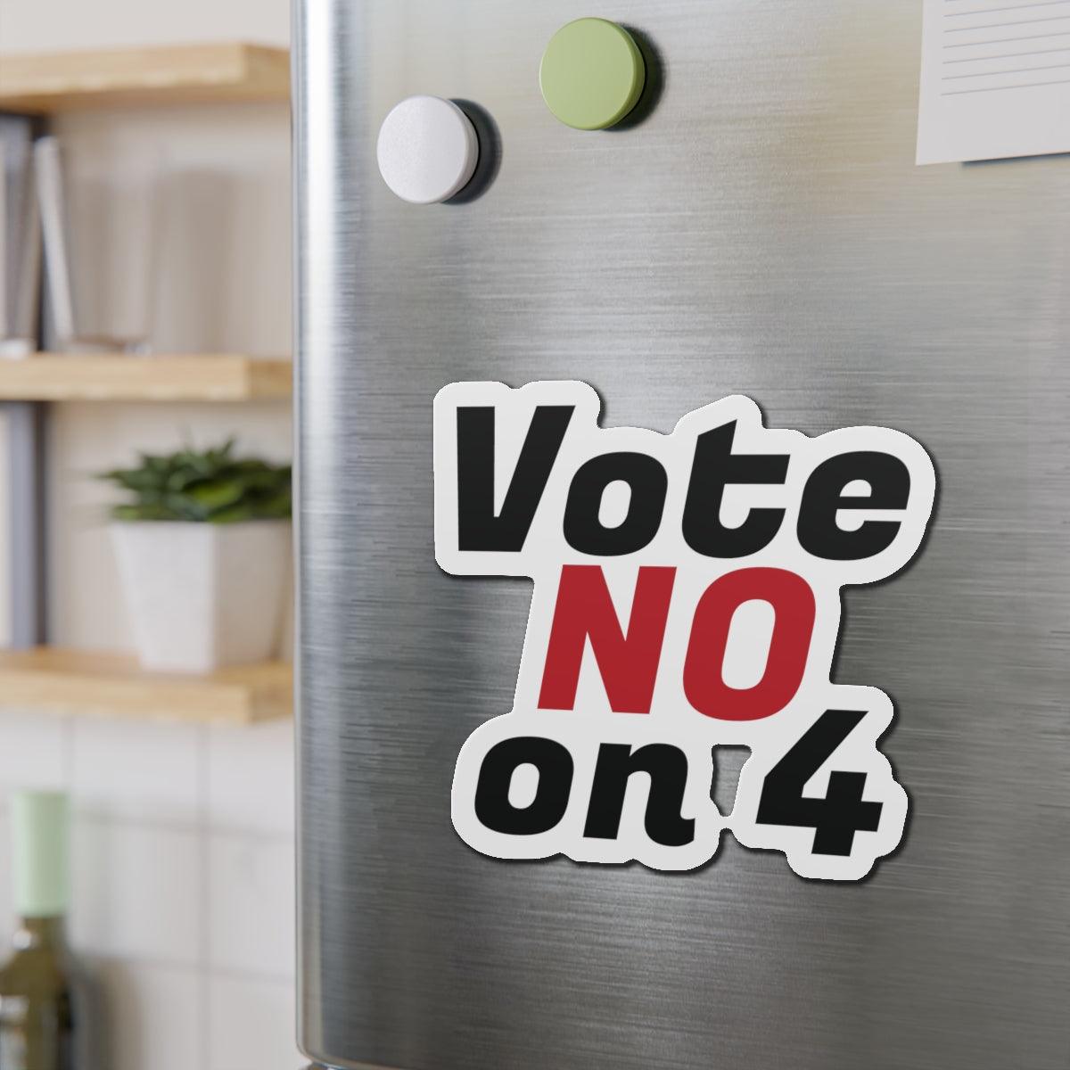 Vote NO on 4 (FL) - Die-Cut Magnets